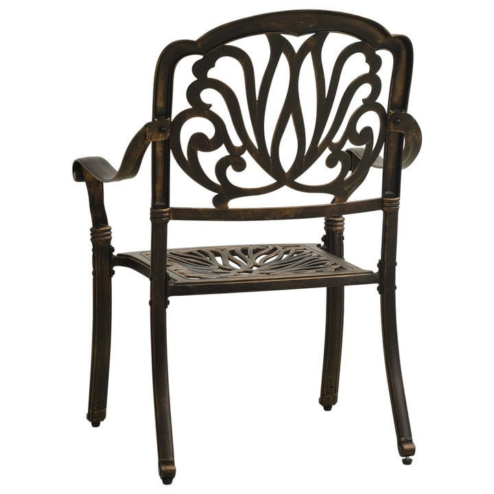 Set Mobilier Bistro, 3 Piese, , Aluminiu Turnat
