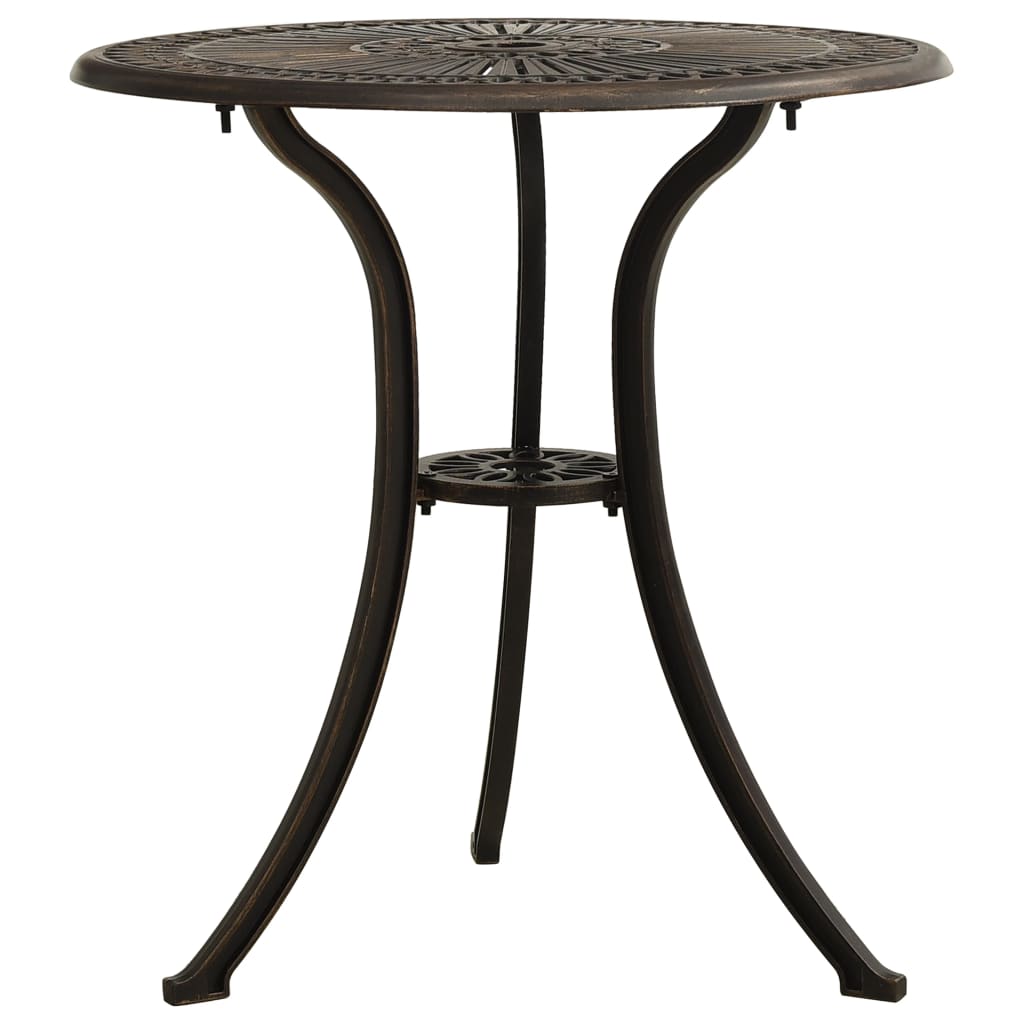 Set Mobilier Bistro, 3 Piese, , Aluminiu Turnat