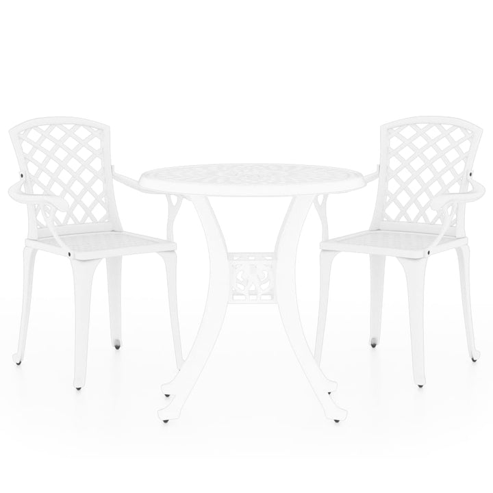 Set Mobilier Bistro, 3 Piese, , Aluminiu Turnat