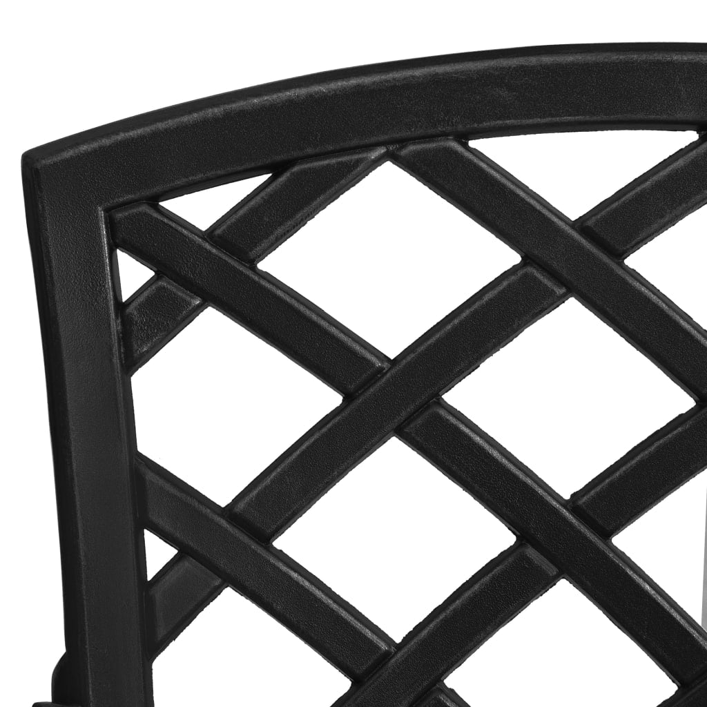 Set Mobilier Bistro, 3 Piese, , Aluminiu Turnat