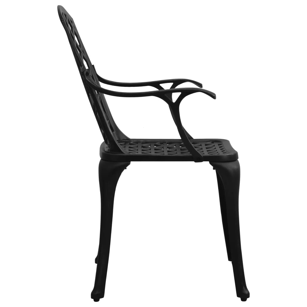 Set Mobilier Bistro, 3 Piese, , Aluminiu Turnat