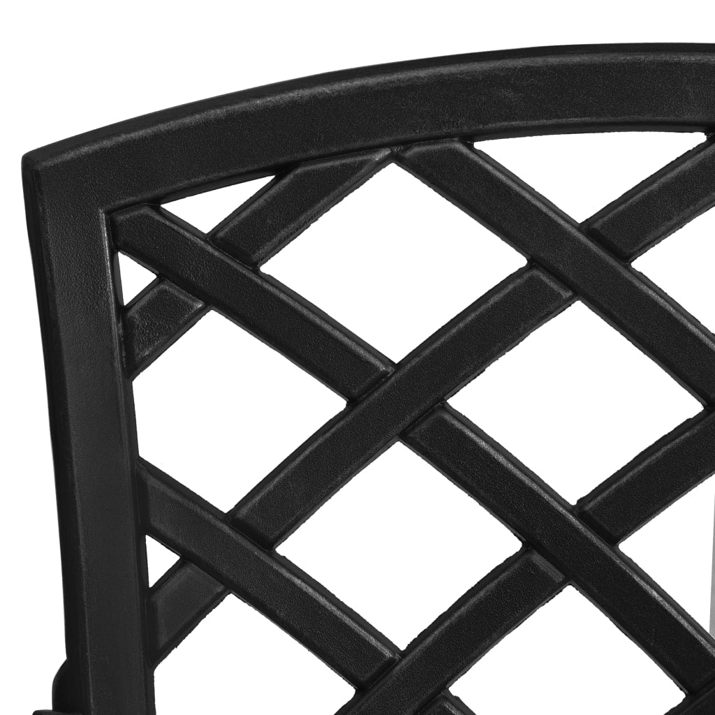 Set Mobilier Bistro, 3 Piese, , Aluminiu Turnat