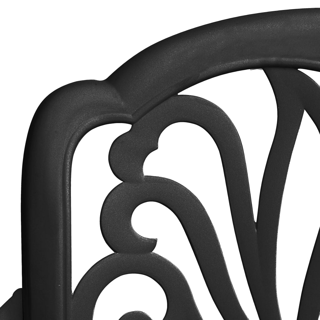 Set Mobilier Bistro, 5 Piese, , Aluminiu Turnat