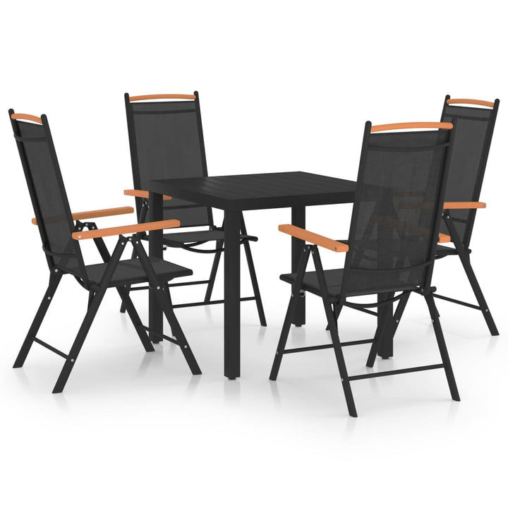 Set Mobilier De Grădină, 9 Piese, , Aluminiu