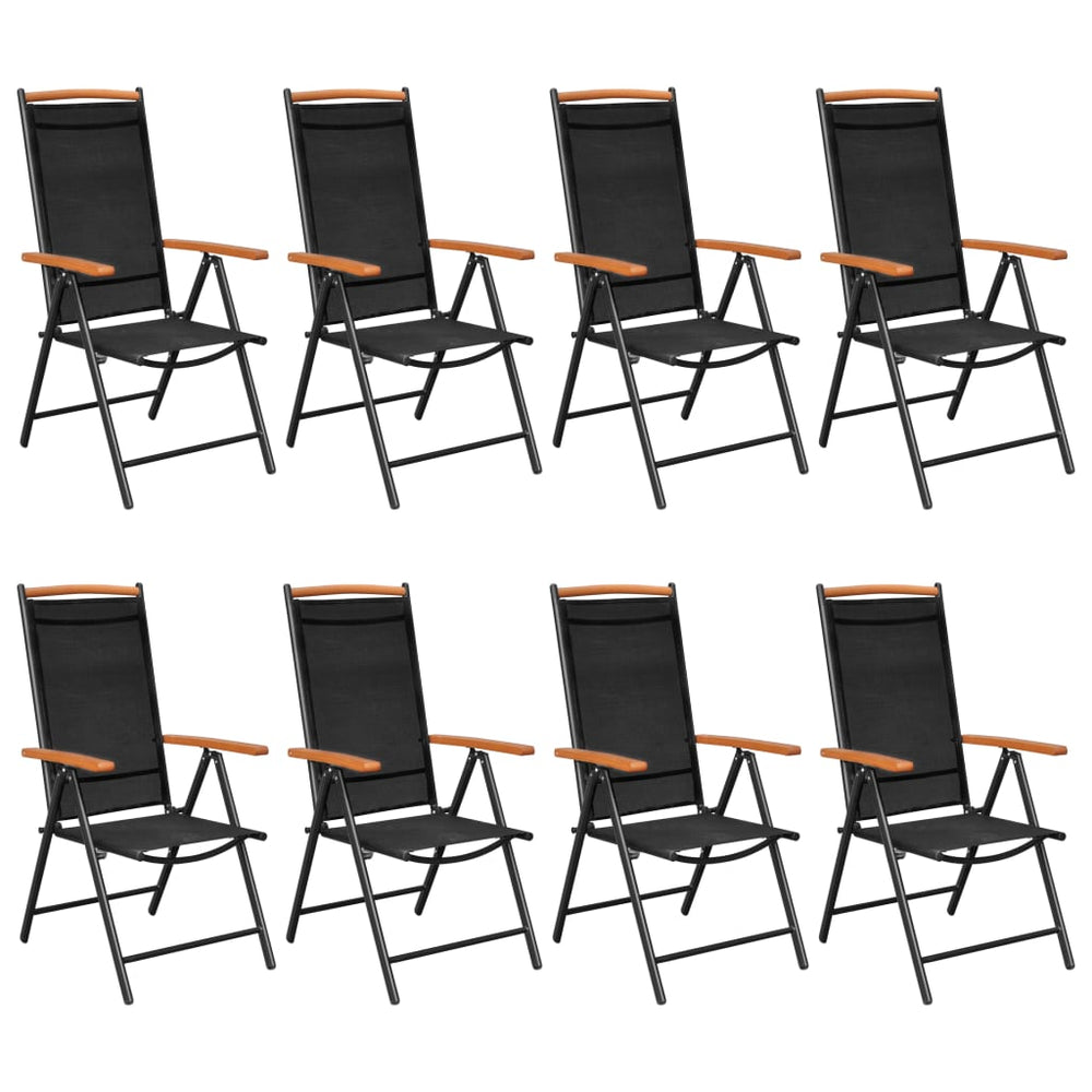 Set Mobilier De Grădină, 9 Piese, , Aluminiu