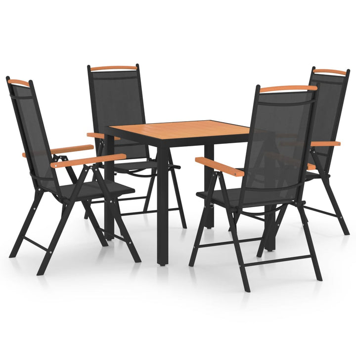 Set Mobilier De Grădină, 9 Piese, , Aluminiu