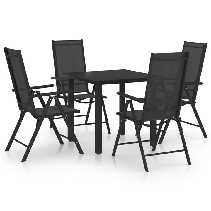 Set Mobilier De Grădină, 7 Piese, , Aluminiu