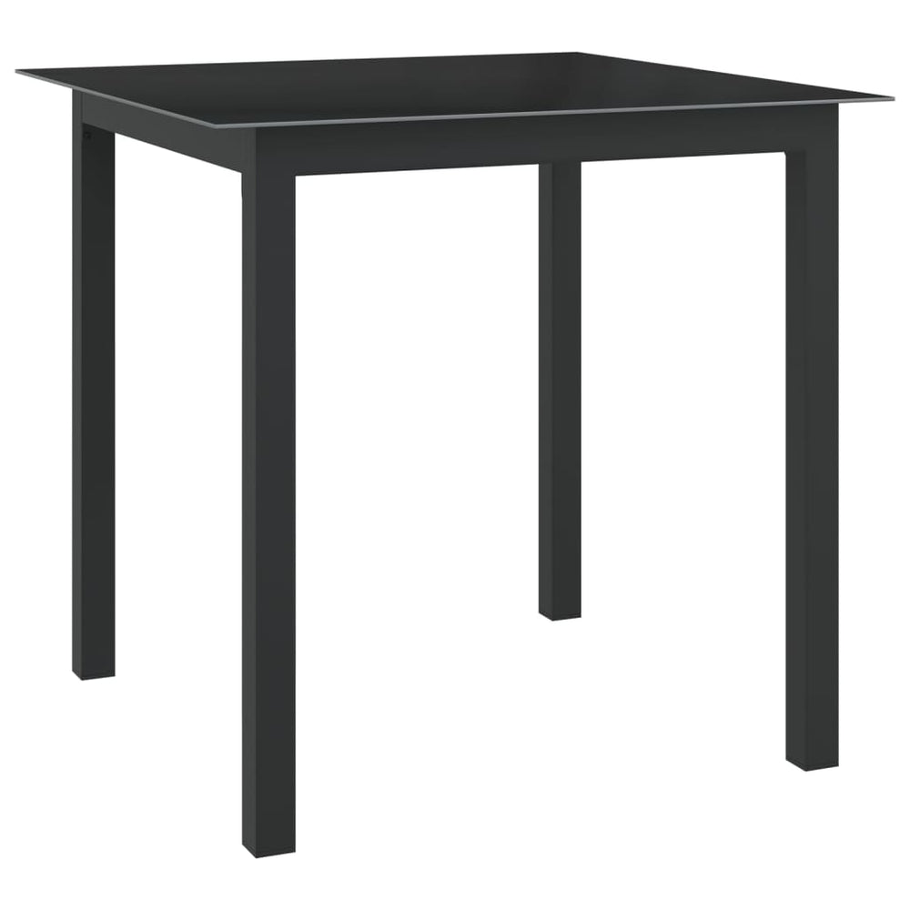 Set Mobilier De Grădină, 5 Piese, Antracit, Aluminiu