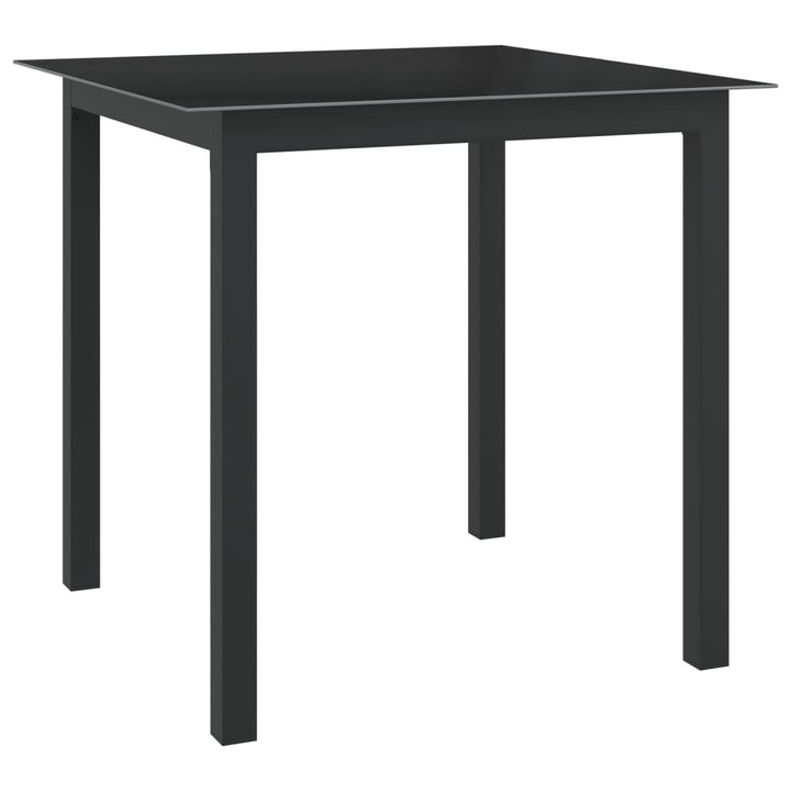 Set Mobilier De Grădină, 5 Piese, Antracit, Aluminiu