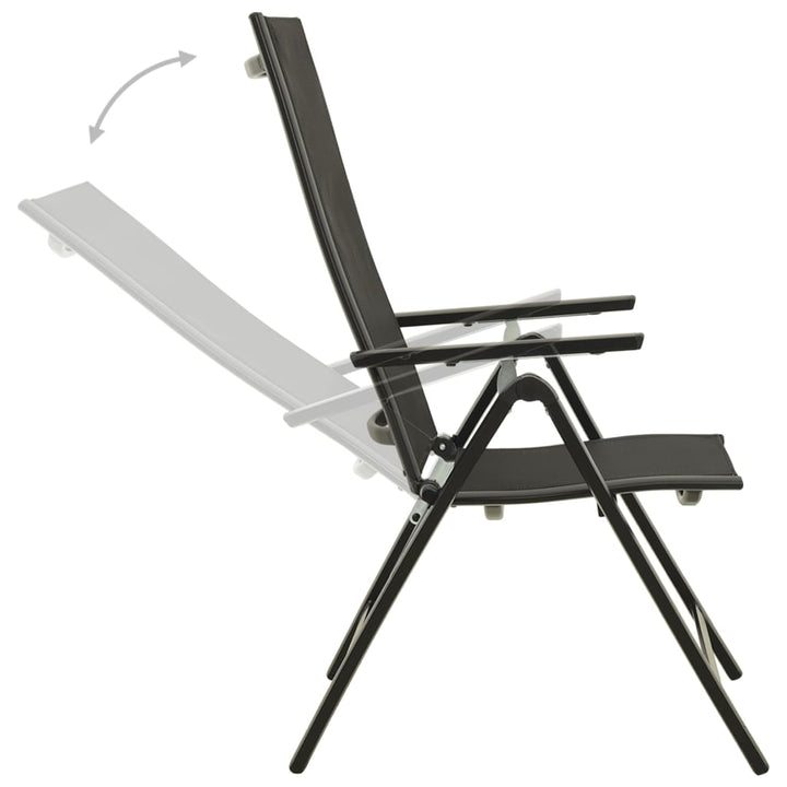 Set Mobilier De Grădină, 5 Piese, Antracit, Aluminiu