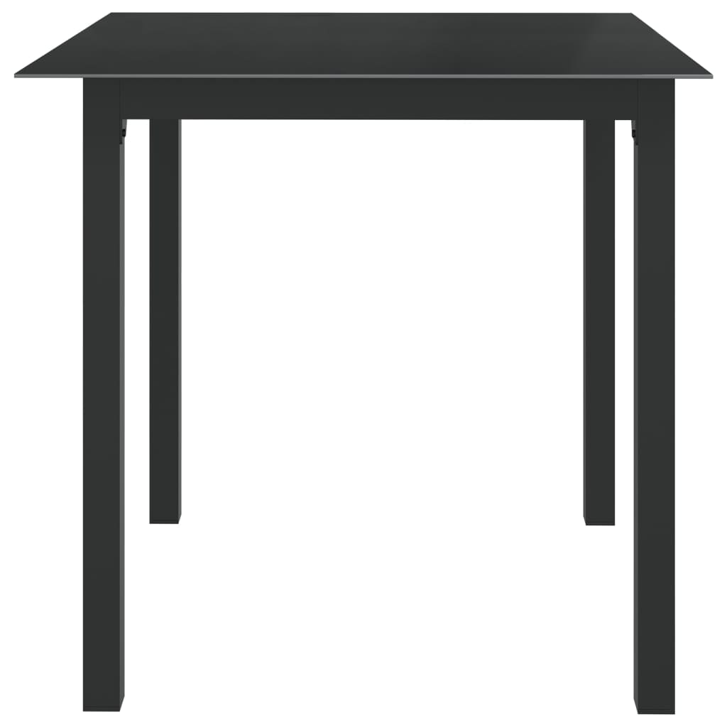 Set Mobilier De Grădină, 5 Piese, Antracit, Aluminiu