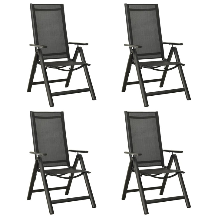 Set Mobilier De Grădină, 5 Piese, Antracit, Aluminiu