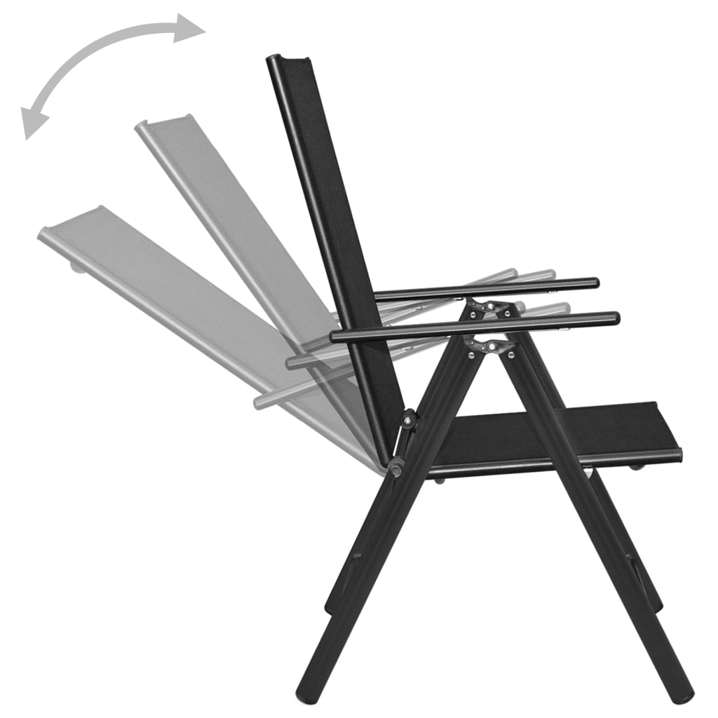Set Mobilier De Grădină, 7 Piese, , Aluminiu