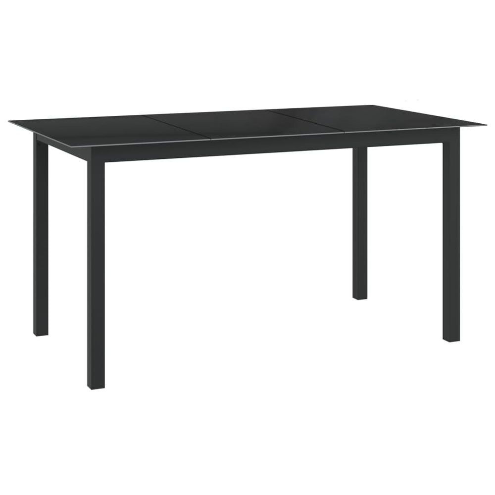 Set Mobilier De Grădină, 7 Piese, Antracit, Aluminiu