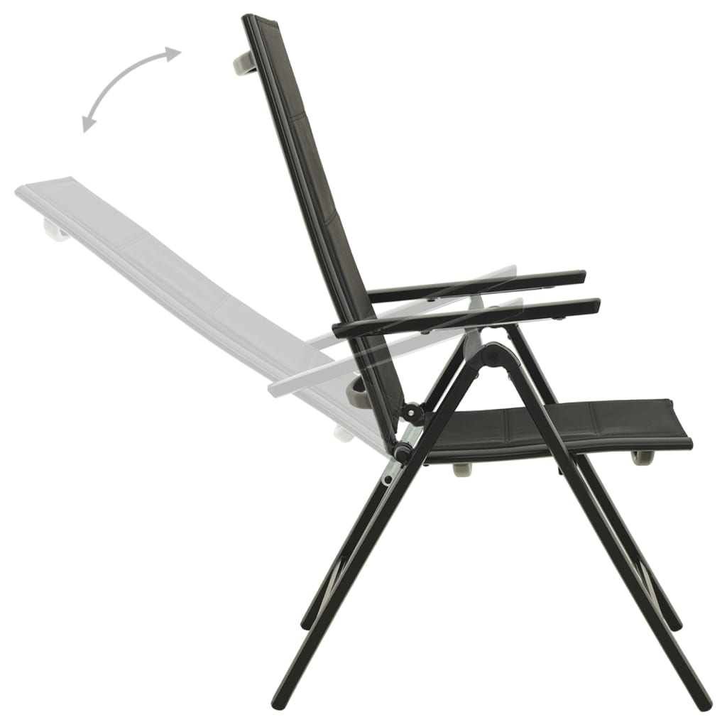 Set Mobilier De Grădină, 7 Piese, Antracit, Aluminiu