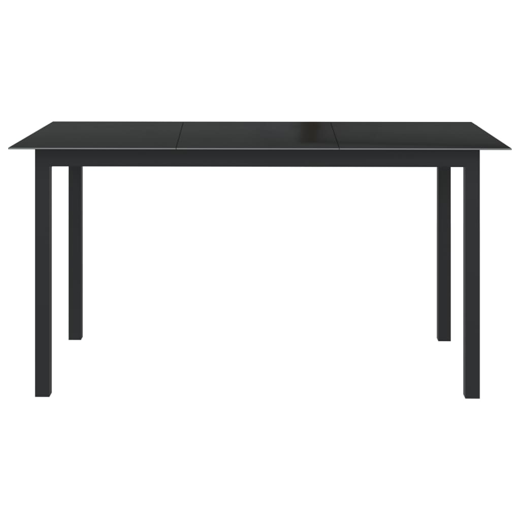 Set Mobilier De Grădină, 7 Piese, Antracit, Aluminiu