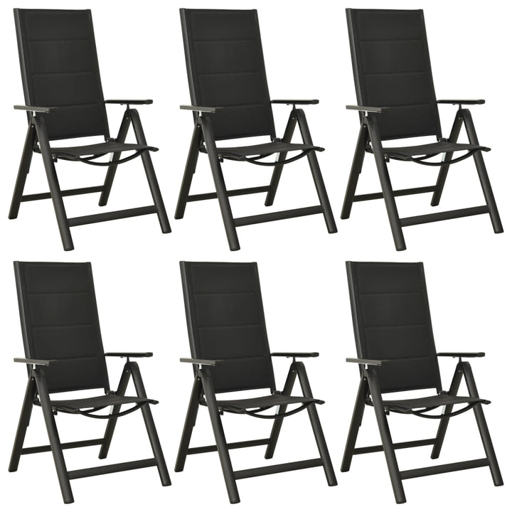 Set Mobilier De Grădină, 7 Piese, Antracit, Aluminiu