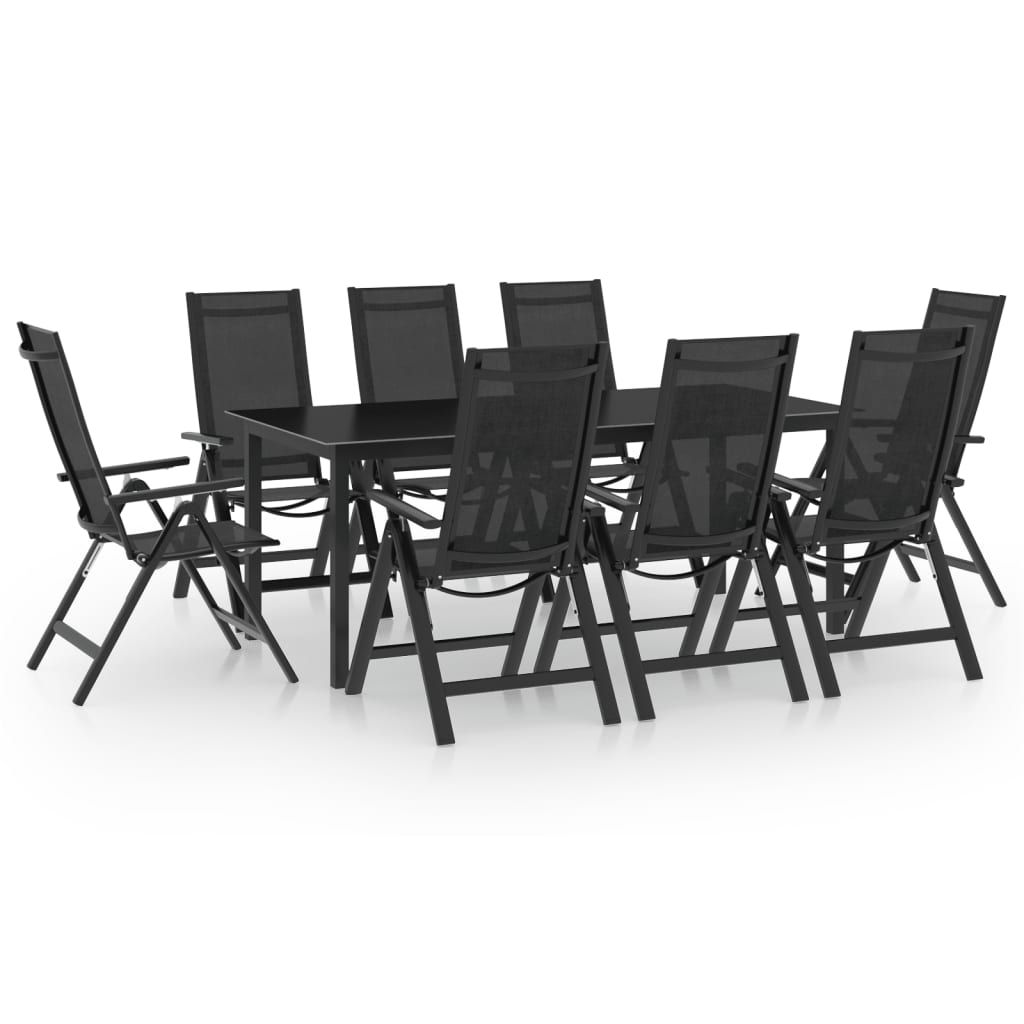 Set Mobilier De Grădină, 5 Piese, Antracit, Aluminiu