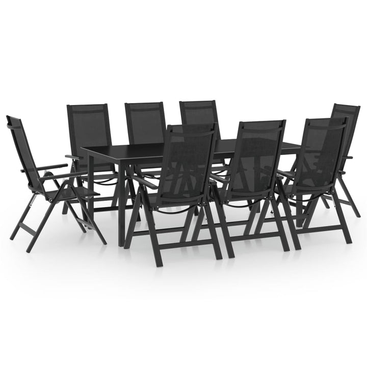 Set Mobilier De Grădină, 5 Piese, Antracit, Aluminiu