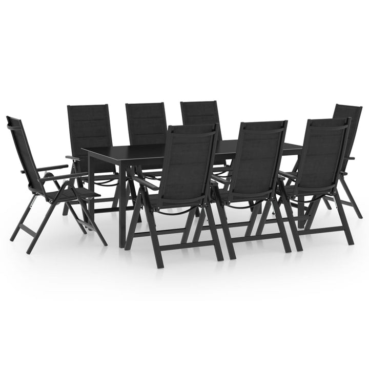 Set Mobilier De Grădină, 7 Piese, Antracit, Aluminiu