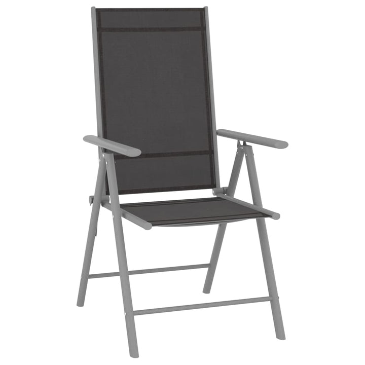Set Mobilier De Grădină, 10 Piese, Negru Și