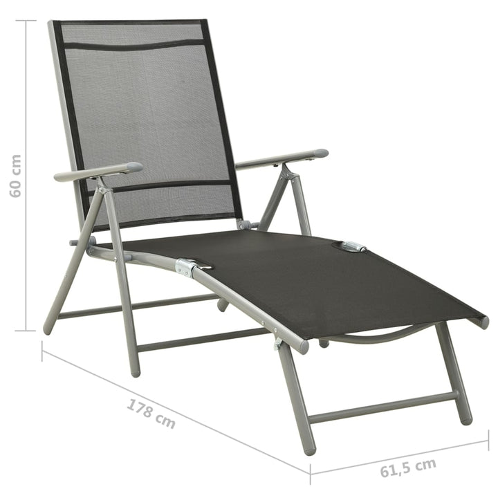 Set Mobilier De Grădină, 10 Piese, Negru Și