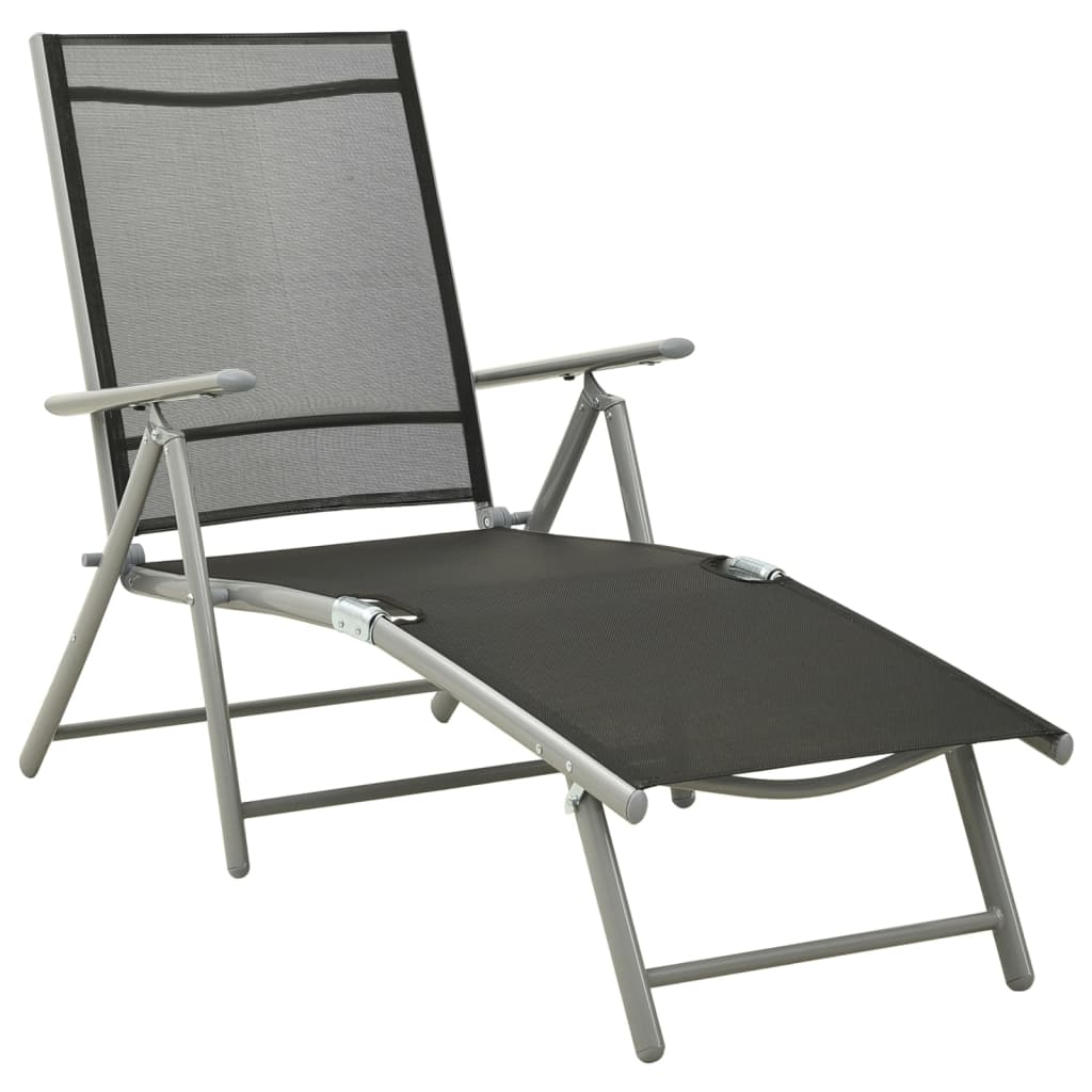 Set Mobilier De Grădină, 10 Piese, Negru Și