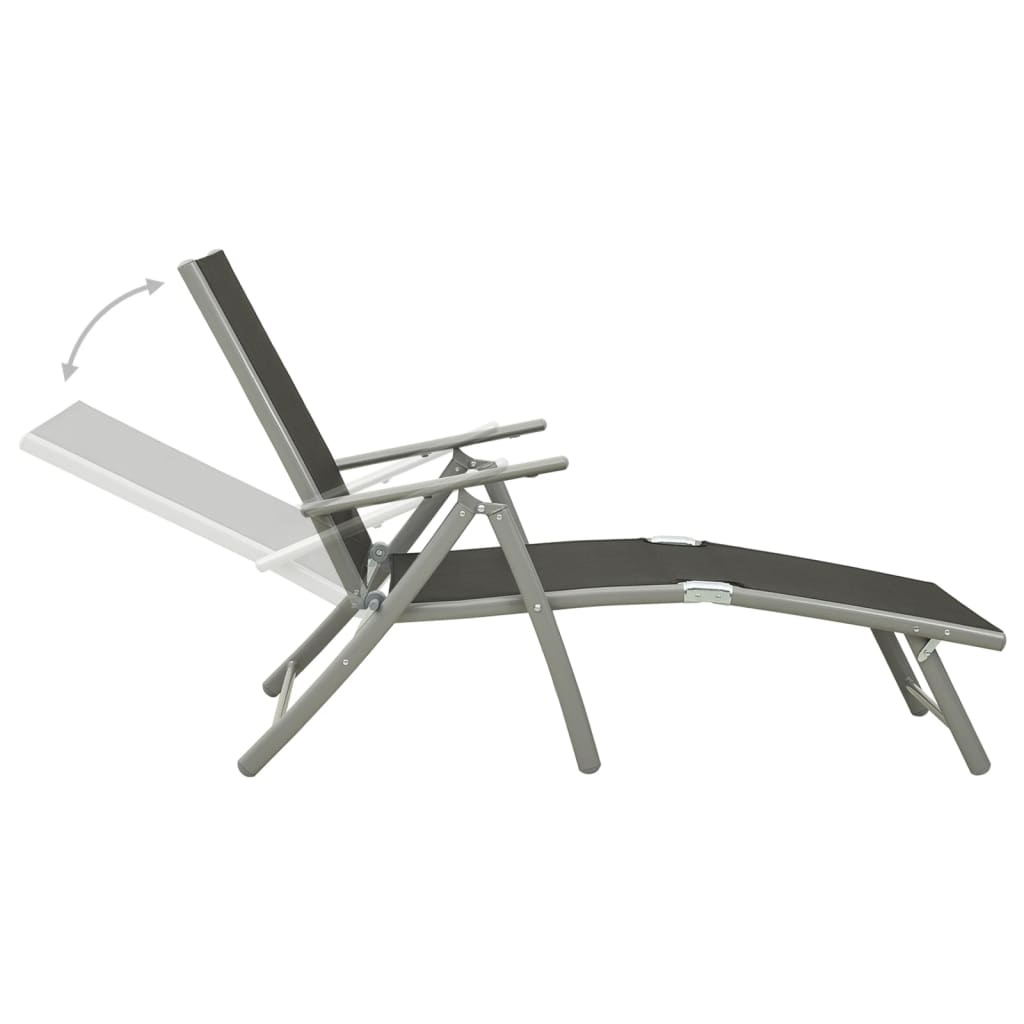 Set Mobilier De Grădină, 10 Piese, Negru Și