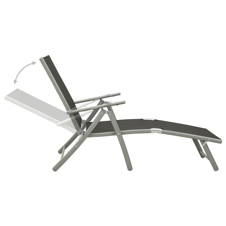 Set Mobilier De Grădină, 10 Piese, Negru Și