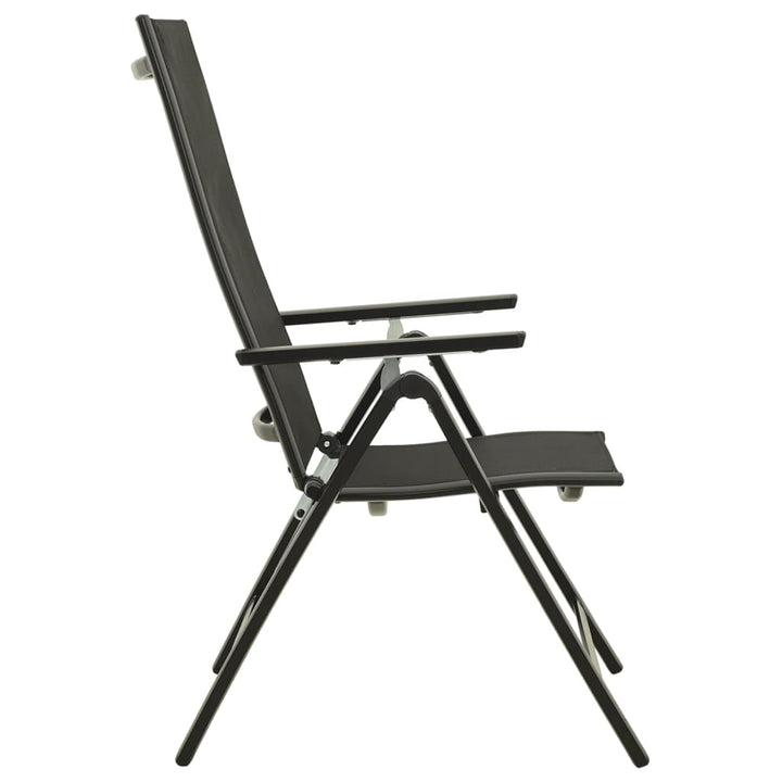 Set Mobilier Bistro, 3 Piese, Negru Și Antracit