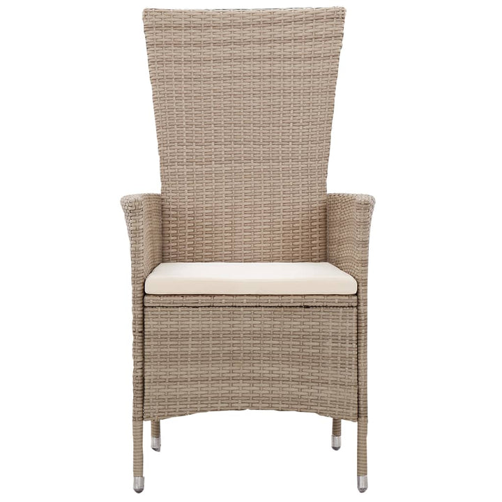 Set Mobilier De Grădină, 7 Piese, , Poliratan
