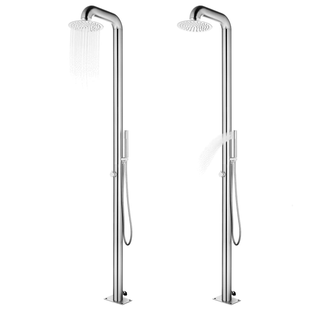 Duș De Grădină Cu Bază , 230 Cm, Oțel Inoxidabil