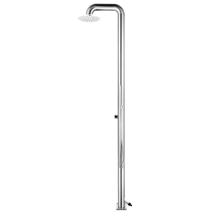 Duș De Grădină Cu Bază , 230 Cm, Oțel Inoxidabil
