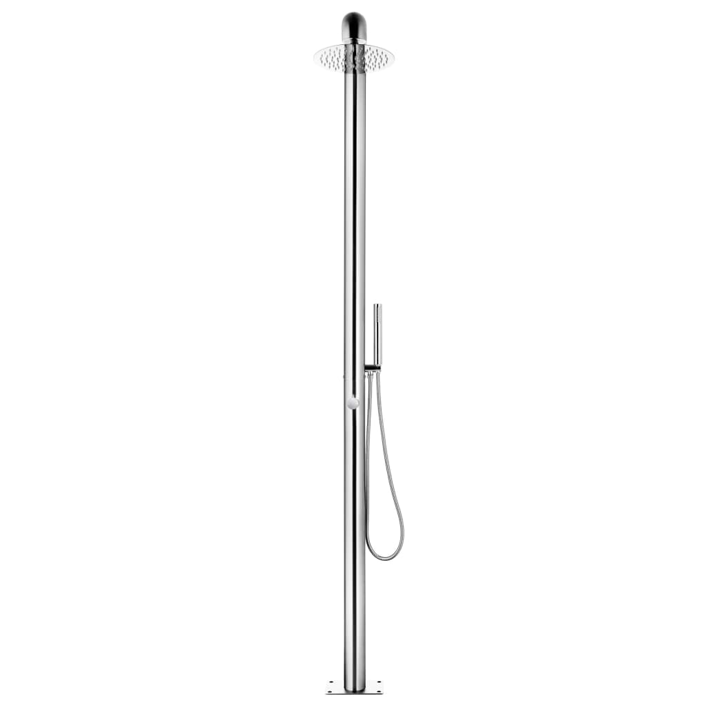 Duș De Grădină Cu Bază , 230 Cm, Oțel Inoxidabil