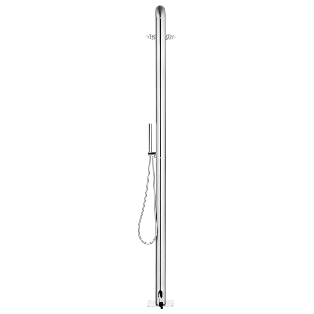 Duș De Grădină Cu Bază , 230 Cm, Oțel Inoxidabil