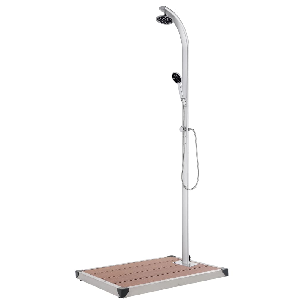 Duș De Grădină Cu Bază , 220 Cm, Aluminiu