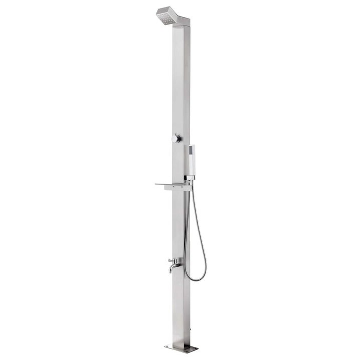 Duș De Grădină Cu Bază , 225 Cm, Oțel Inoxidabil