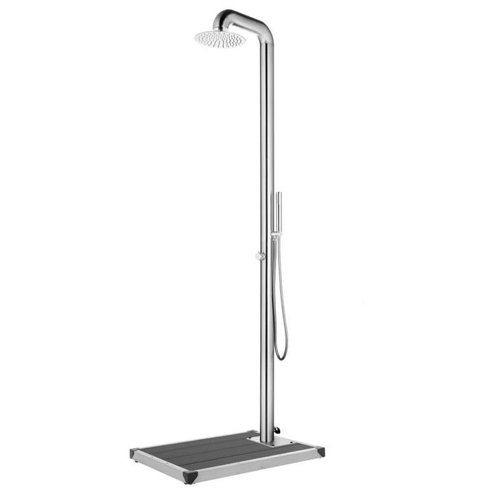 Duș De Grădină Cu Bază , 230 Cm, Oțel Inoxidabil