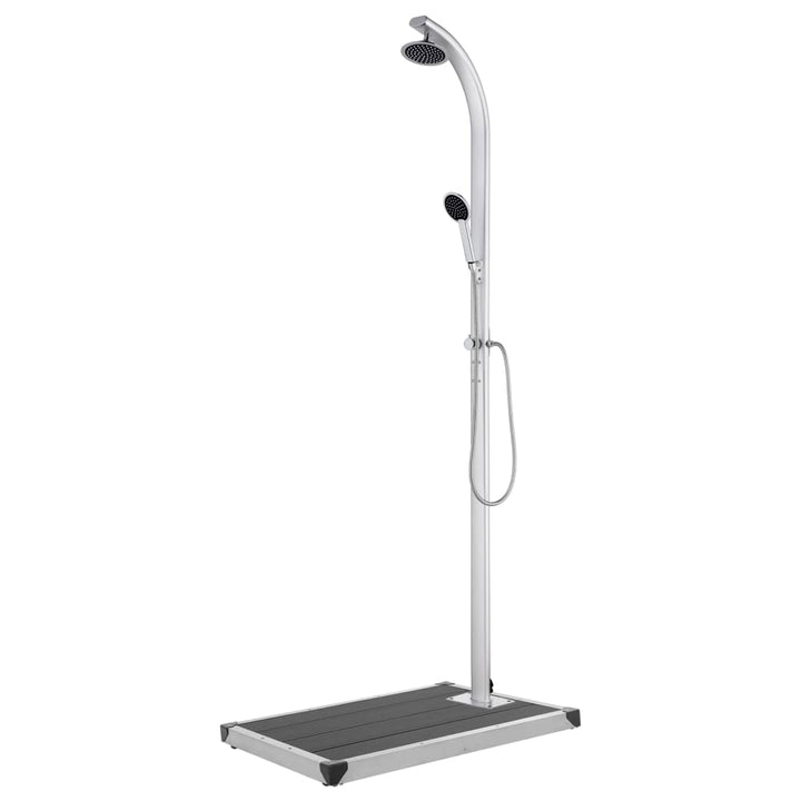 Duș De Grădină Cu Bază , 220 Cm, Aluminiu