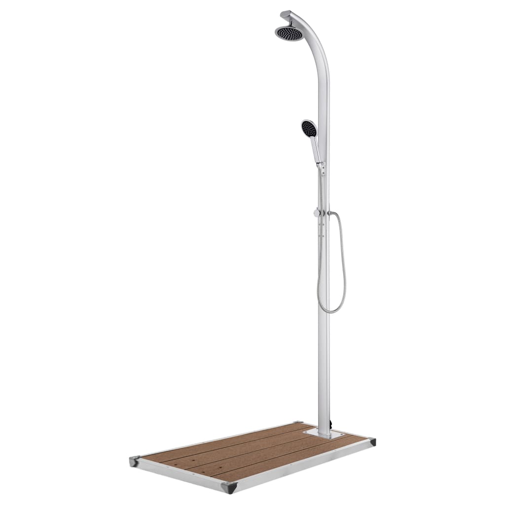 Duș De Grădină Cu Bază , 220 Cm, Aluminiu