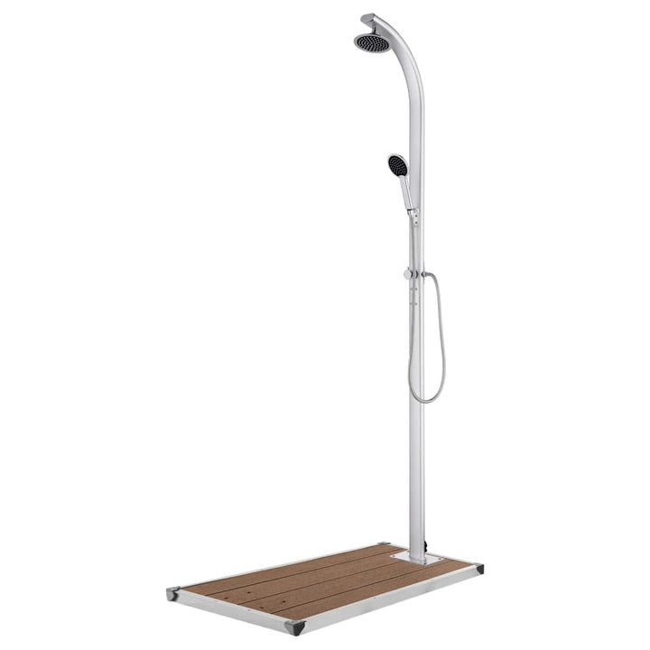 Duș De Grădină Cu Bază , 220 Cm, Aluminiu