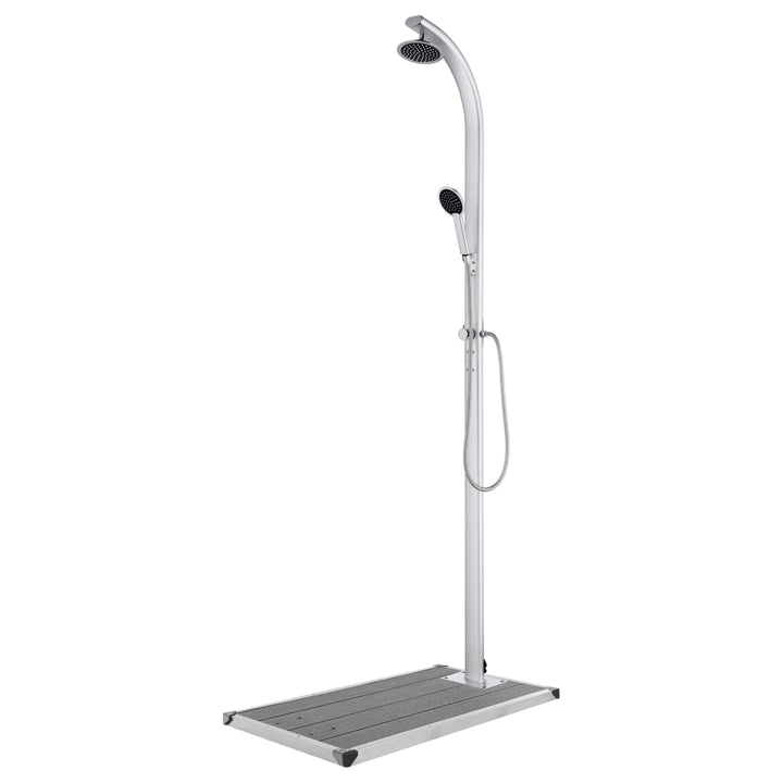 Duș De Grădină Cu Bază , 220 Cm, Aluminiu