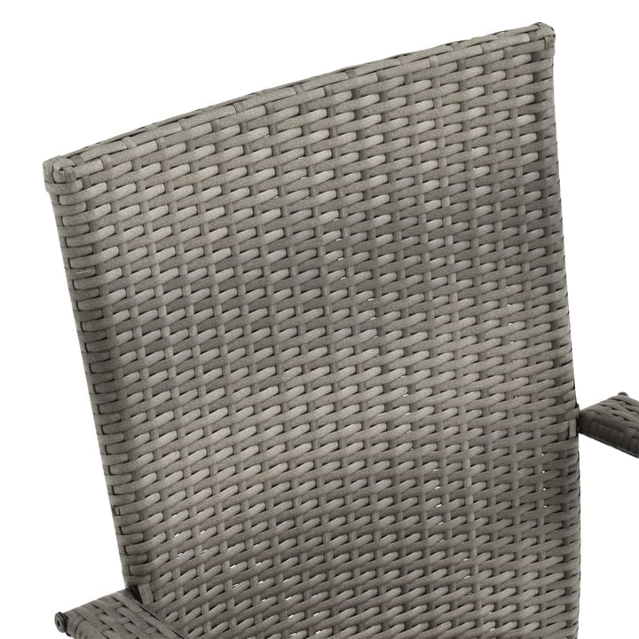 Set Mobilier De Grădină, 5 Piese, , Poliratan
