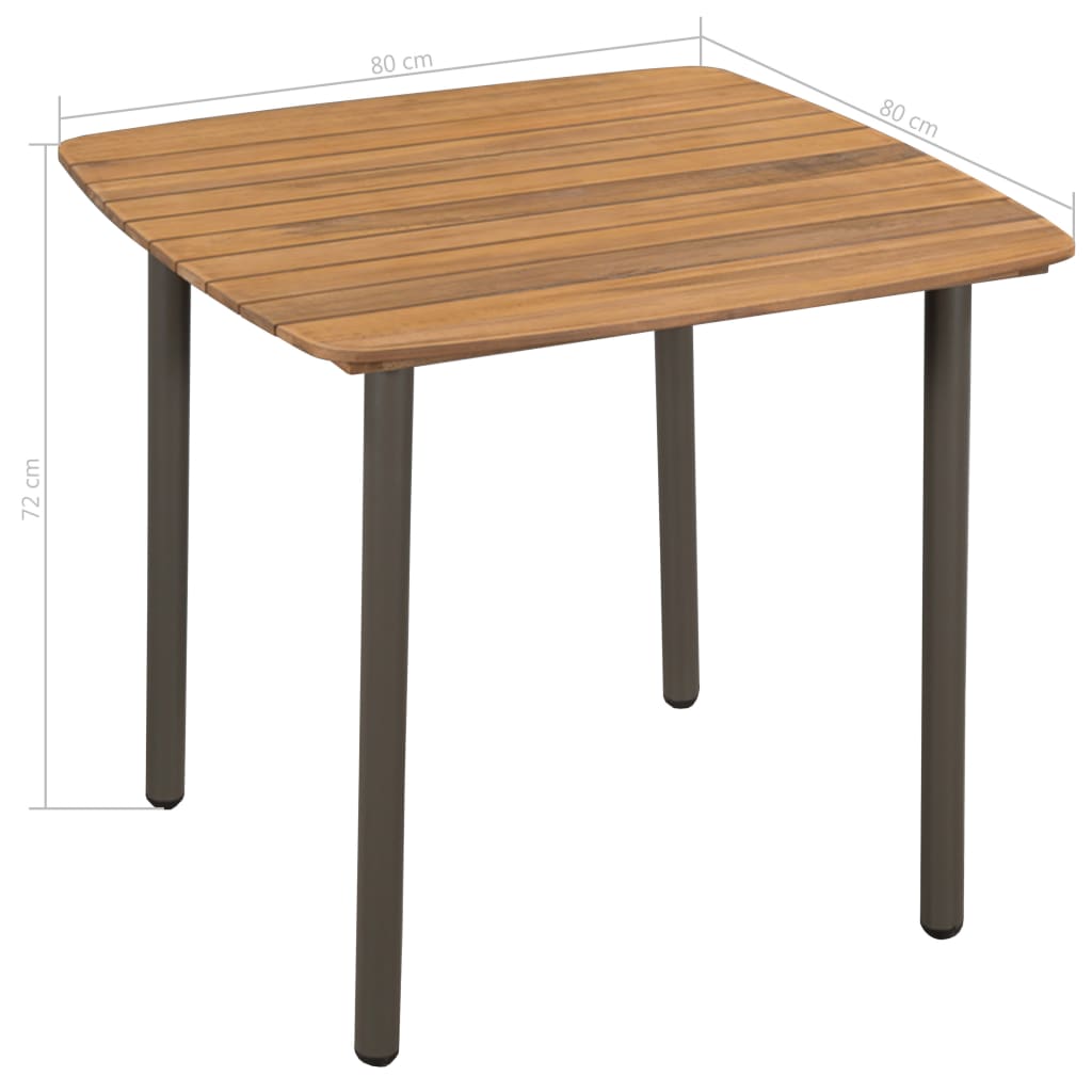 Set Mobilier De Grădină, 5 Piese, , Poliratan