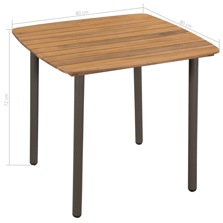 Set Mobilier De Grădină, 5 Piese, , Poliratan