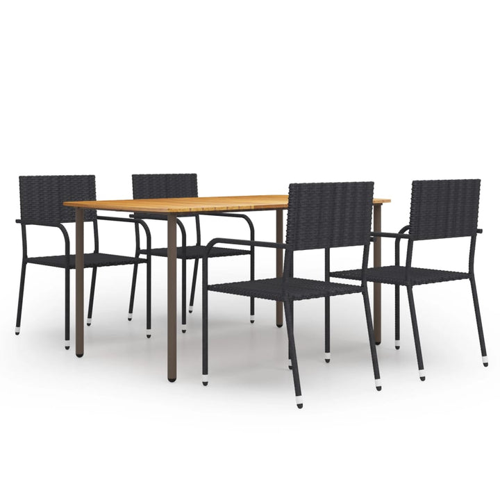 Set Mobilier De Grădină, 7 Piese, , Poli Ratan