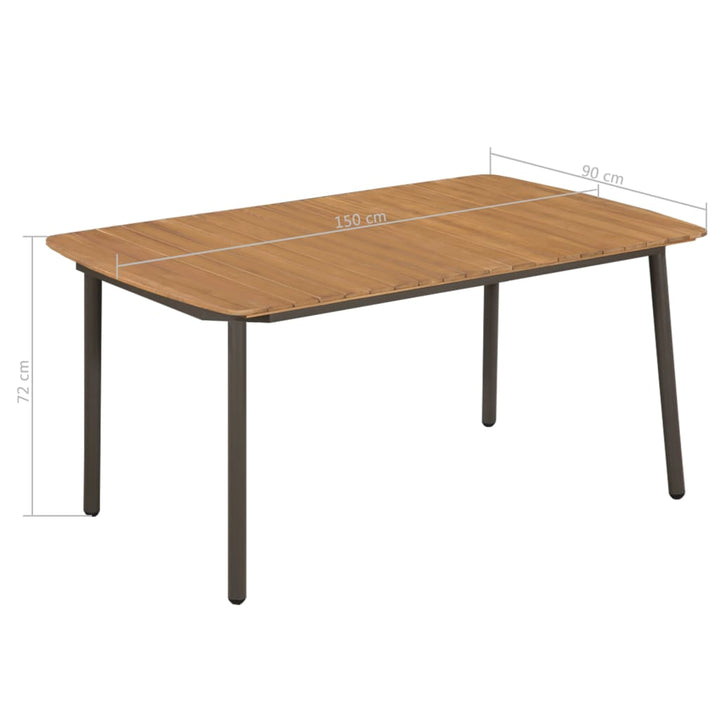 Set Mobilier De Grădină, 7 Piese, , Poli Ratan