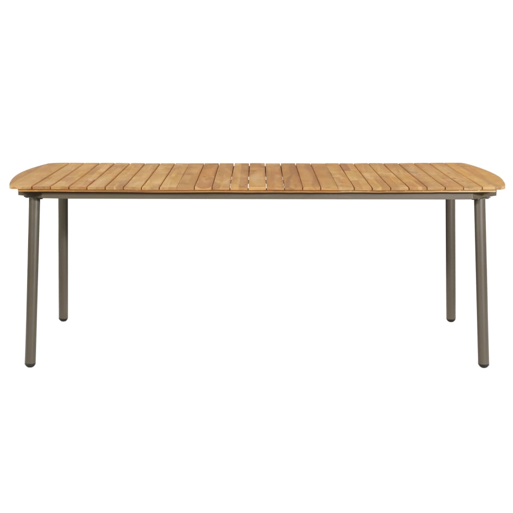 Set Mobilier De Grădină, 9 Piese, , Poliratan
