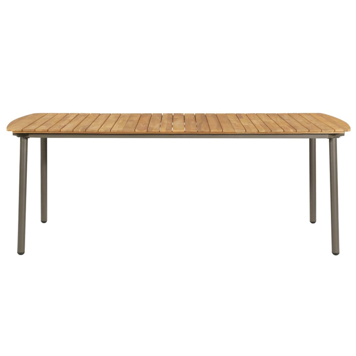 Set Mobilier De Grădină, 9 Piese, , Poliratan