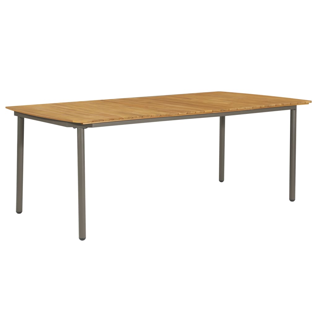 Set Mobilier De Grădină, 7 Piese, , Poliratan